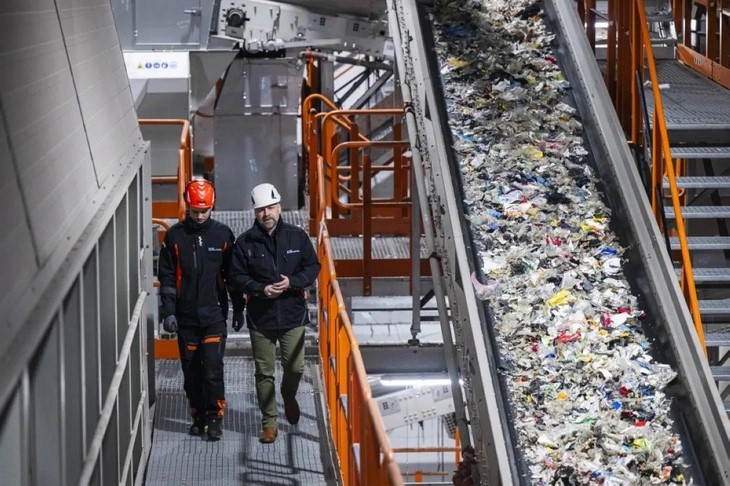 Site Zero có thể phân loại 12 loại rác thải nhựa khác nhau. Ảnh: afp.com